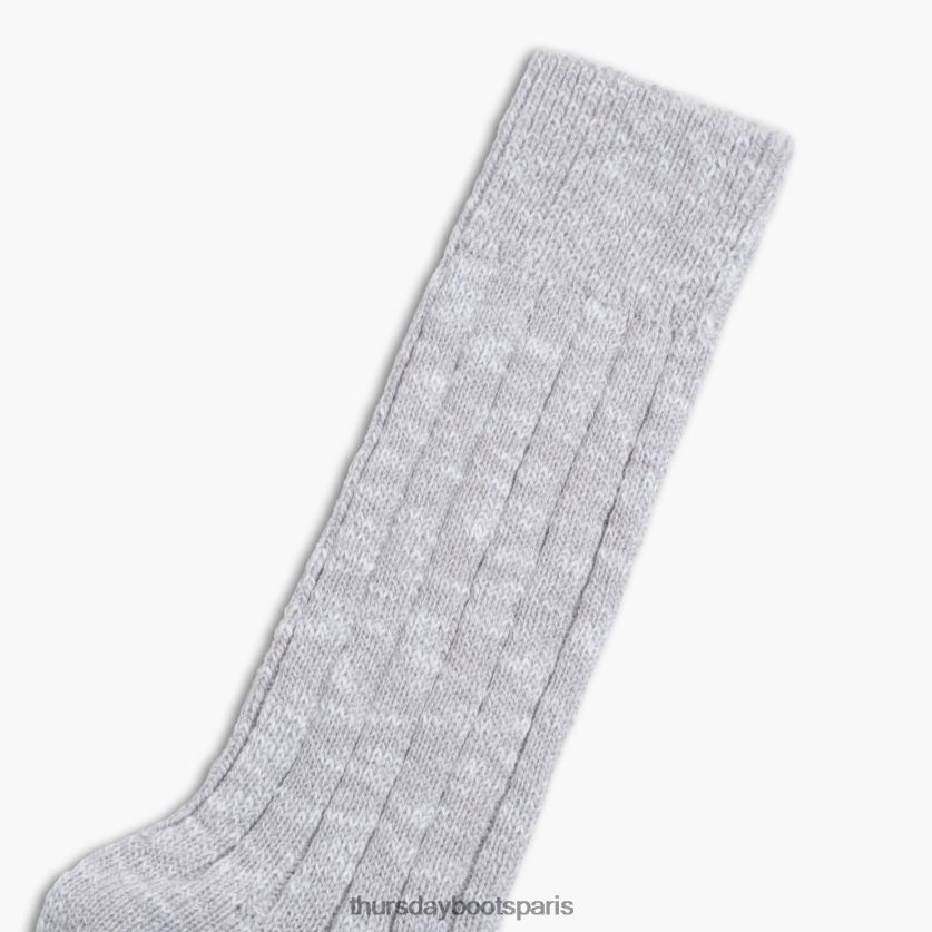 accessoires FX48NR509 femmes gris chiné Thursday Boots sodello chaussette de démarrage classique