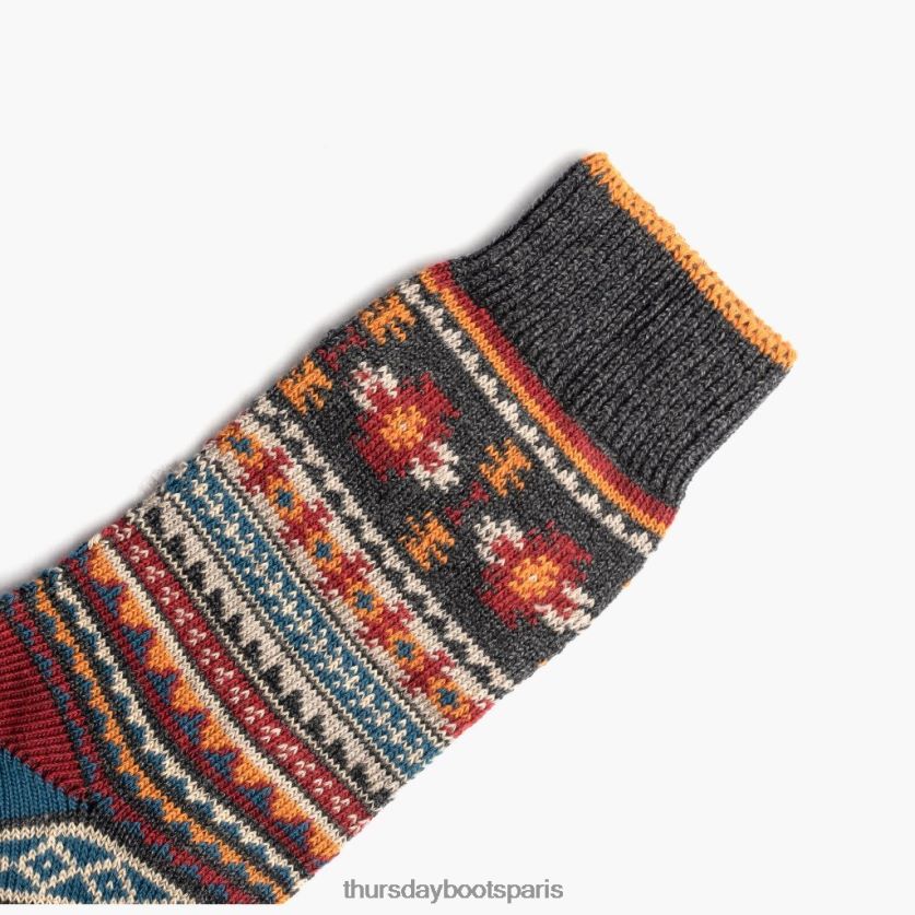 accessoires FX48NR511 femmes fumées Thursday Boots chaussette solaire du sud sodello
