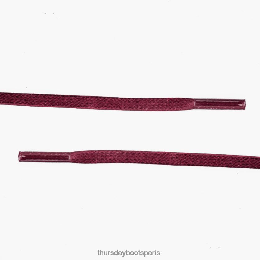 accessoires FX48NR541 femmes prune Thursday Boots lacets plats en coton ciré