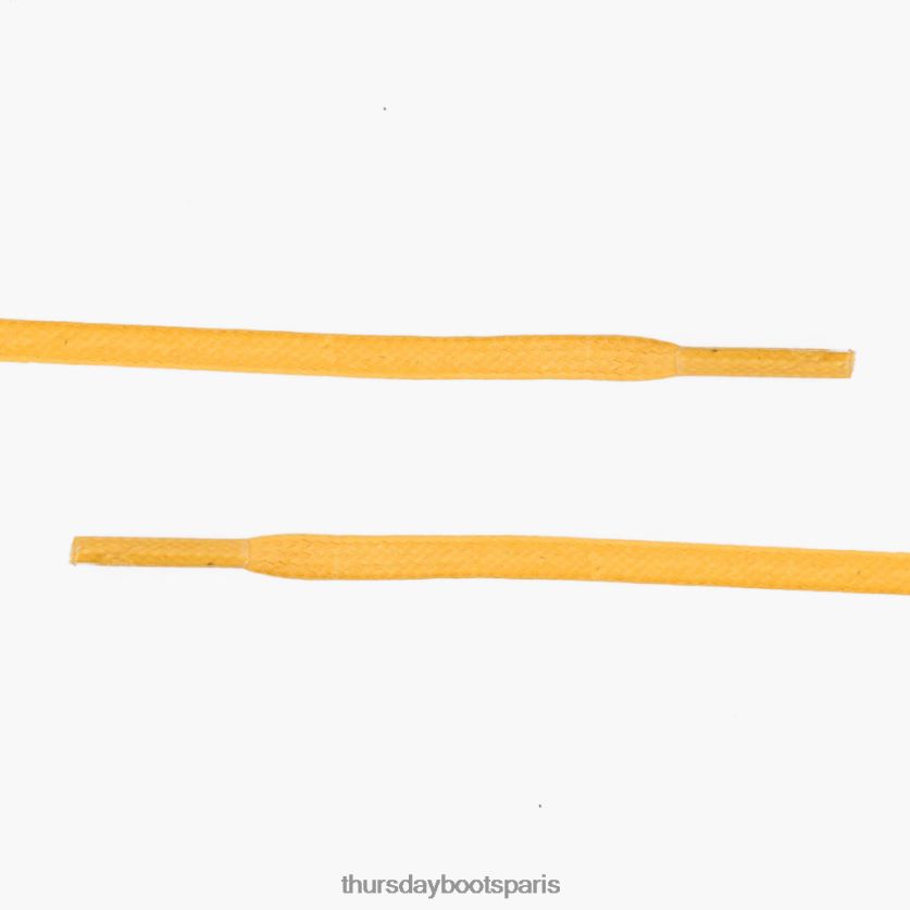accessoires FX48NR544 femmes jaune Thursday Boots lacets plats en coton ciré