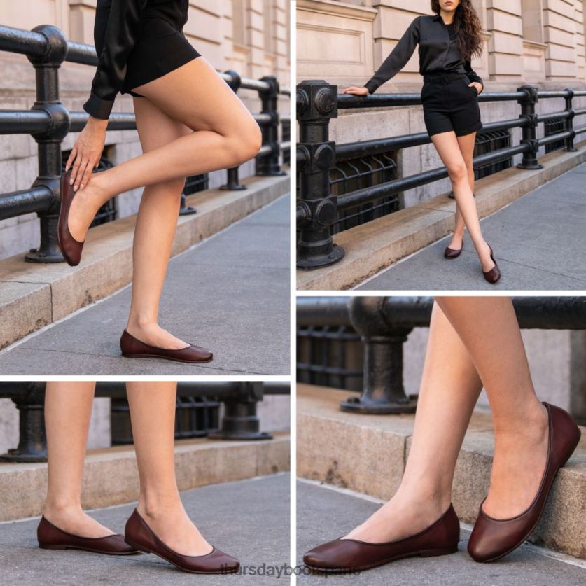 chaussures FX48NR477 femmes vin Thursday Boots Feliz