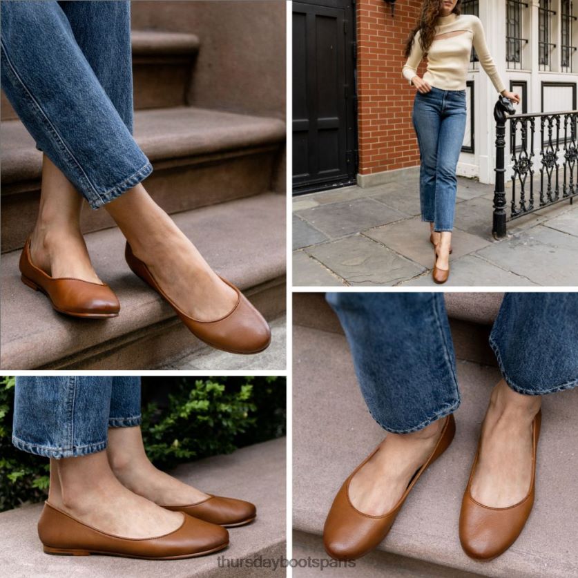 chaussures FX48NR478 femmes caramel au beurre Thursday Boots Feliz