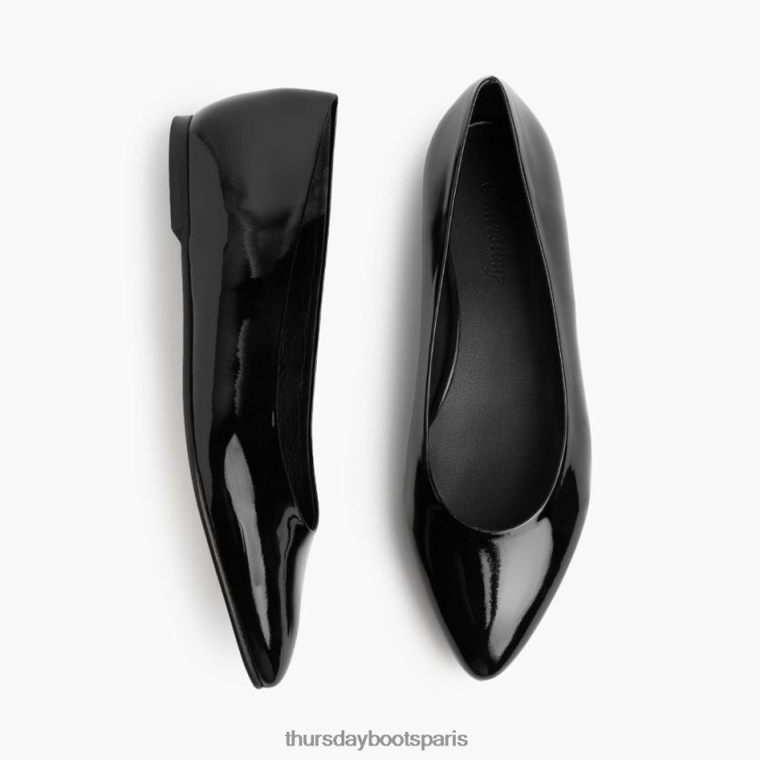 chaussures FX48NR481 femmes vernis noir Thursday Boots vive