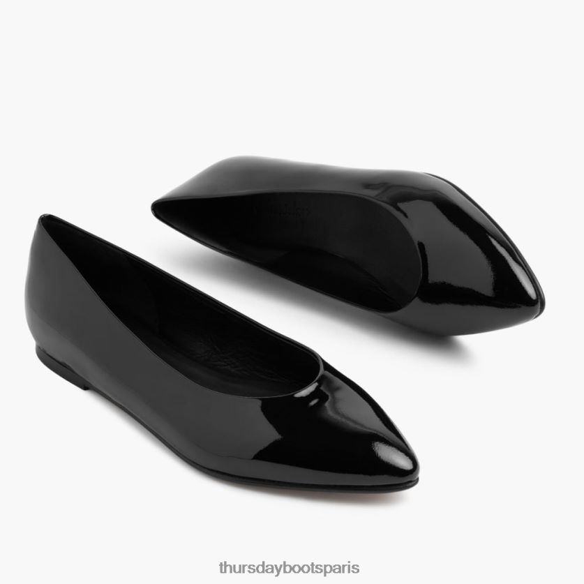 chaussures FX48NR481 femmes vernis noir Thursday Boots vive