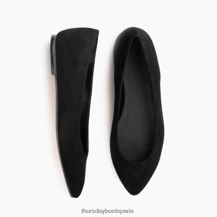 chaussures FX48NR482 femmes Suède noir Thursday Boots vive