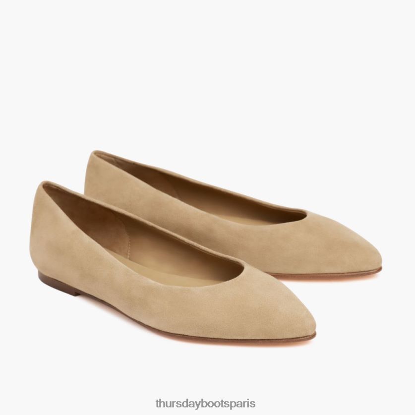 chaussures FX48NR483 femmes daim camel Thursday Boots vive