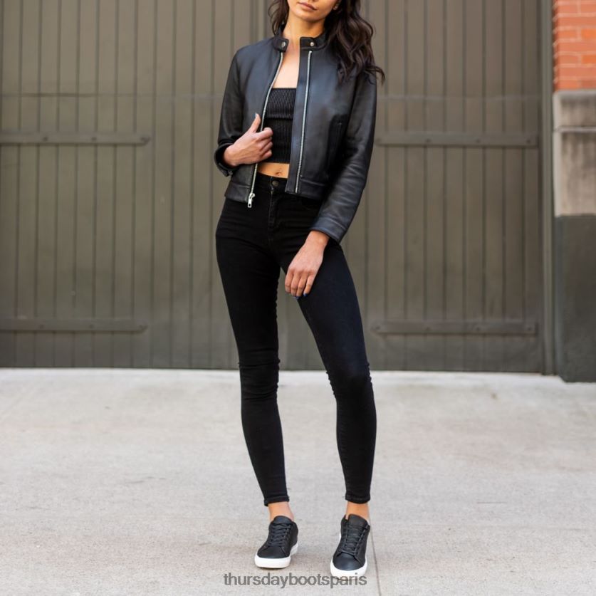 chaussures FX48NR450 femmes noir Thursday Boots premier bas haut