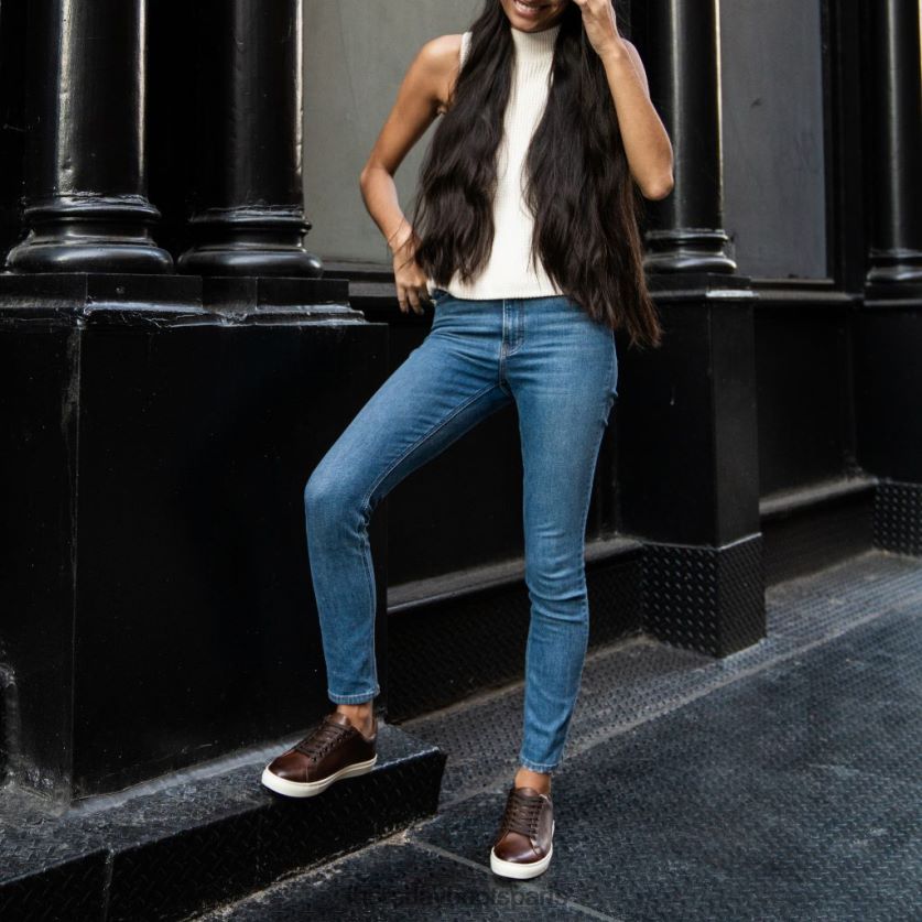 chaussures FX48NR452 femmes café Thursday Boots premier bas haut