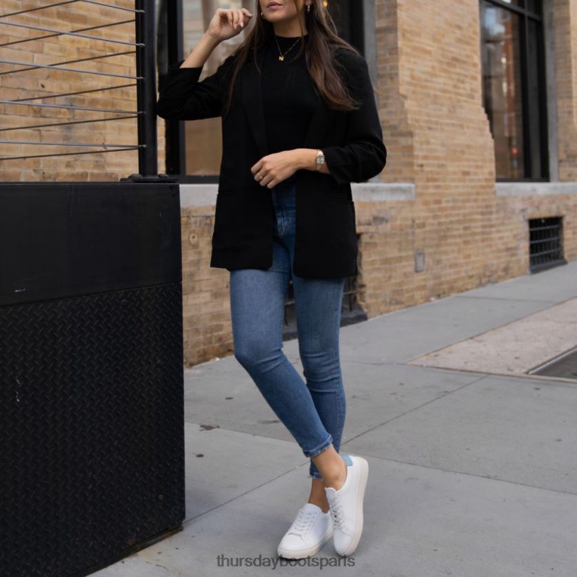 chaussures FX48NR464 femmes blanc x bleu bébé Thursday Boots héritage