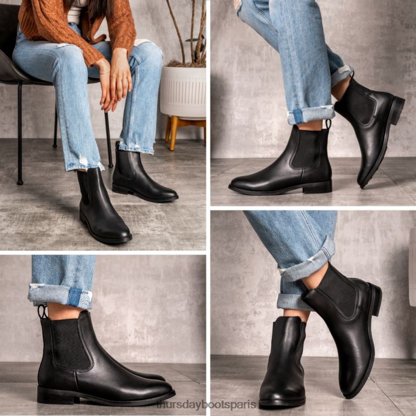chaussures FX48NR331 femmes noir Thursday Boots duchesse