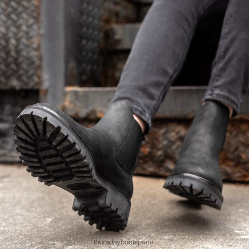 chaussures FX48NR338 femmes noir mat Thursday Boots légende