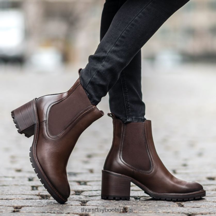 chaussures FX48NR344 femmes chocolat Thursday Boots Assommer
