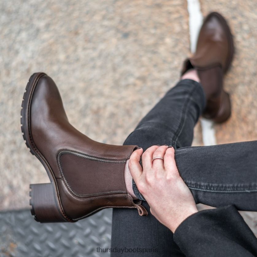 chaussures FX48NR344 femmes chocolat Thursday Boots Assommer