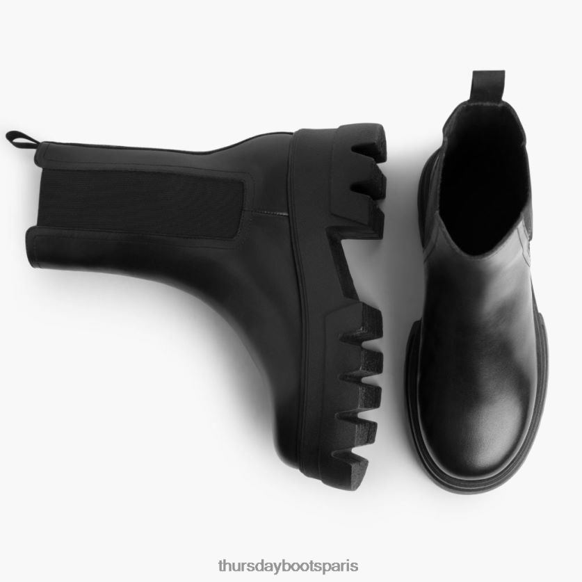 chaussures FX48NR347 femmes noir Thursday Boots règne