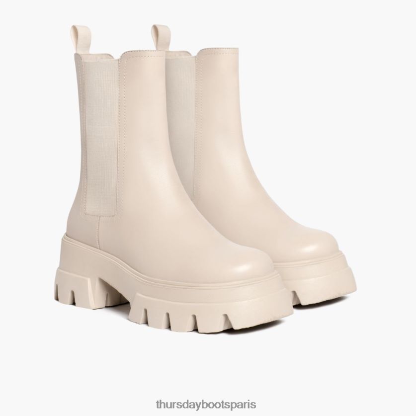 chaussures FX48NR348 femmes crème Thursday Boots règne