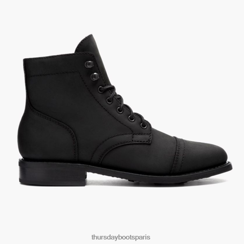 chaussures FX48NR349 femmes noir mat Thursday Boots capitaine