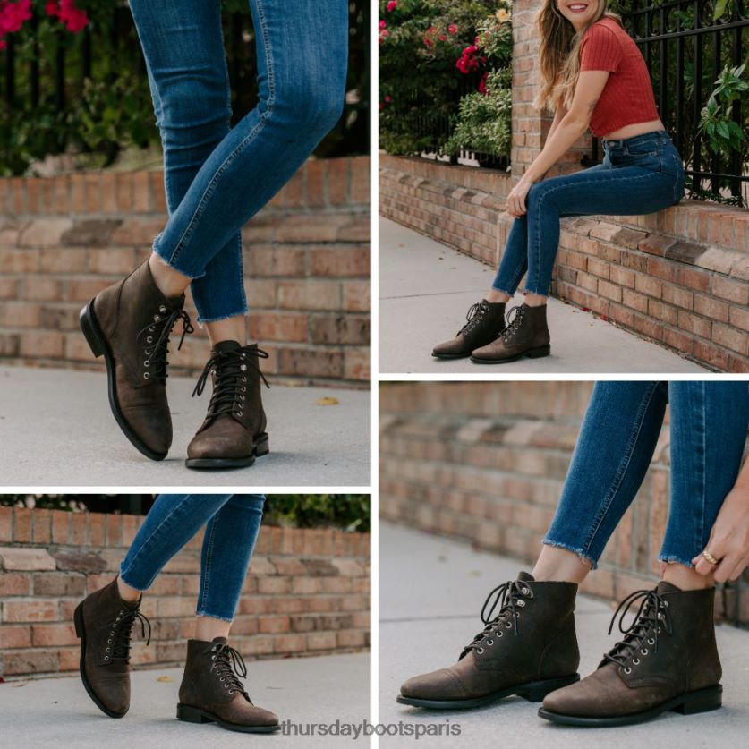 chaussures FX48NR350 femmes le tabac Thursday Boots capitaine