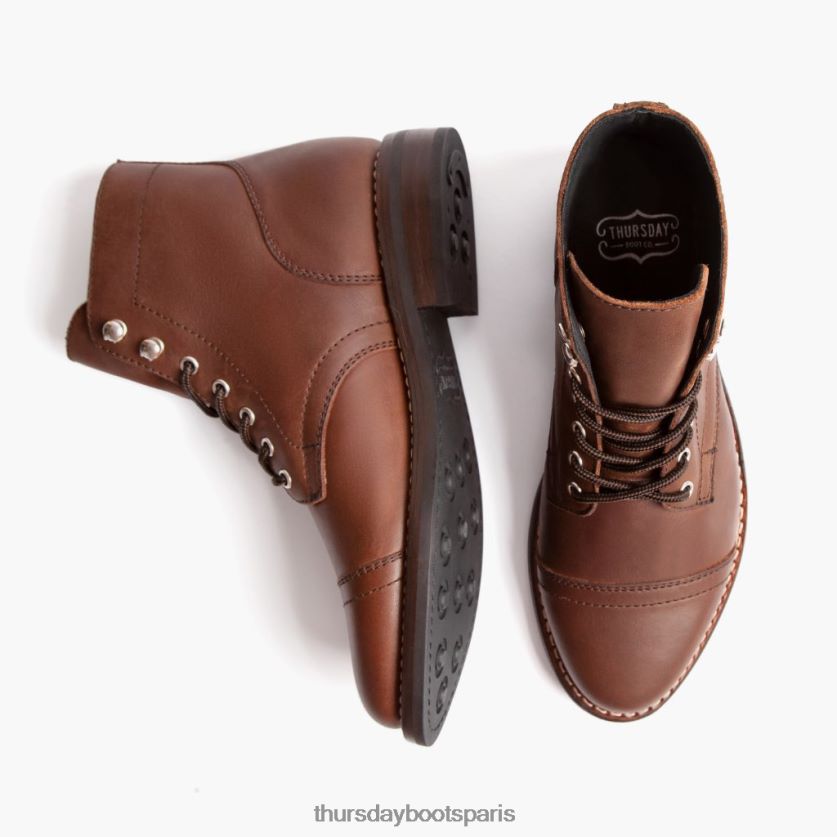 chaussures FX48NR352 femmes whisky Thursday Boots capitaine
