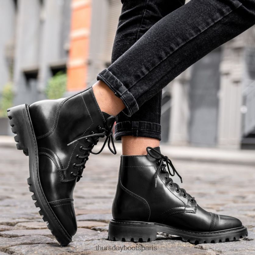 chaussures FX48NR353 femmes noir (édition stormking) Thursday Boots capitaine