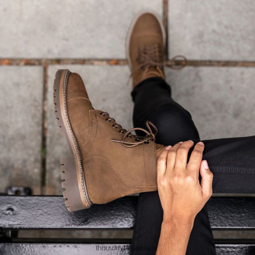 chaussures FX48NR354 femmes bronzage mat Thursday Boots capitaine