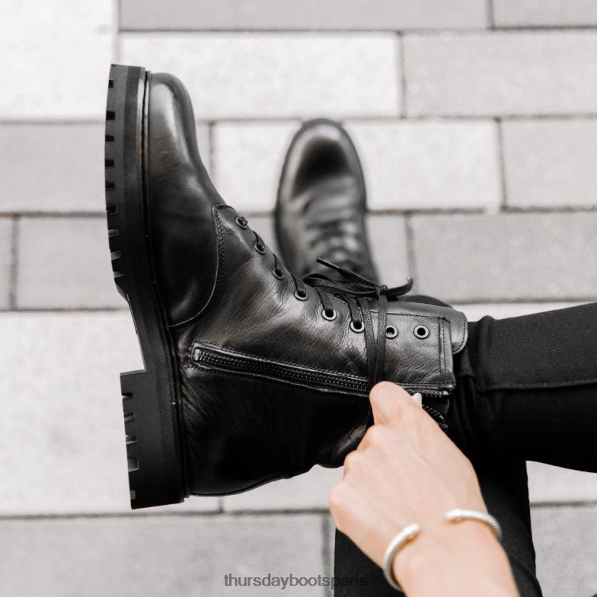chaussures FX48NR360 femmes noir Thursday Boots combat