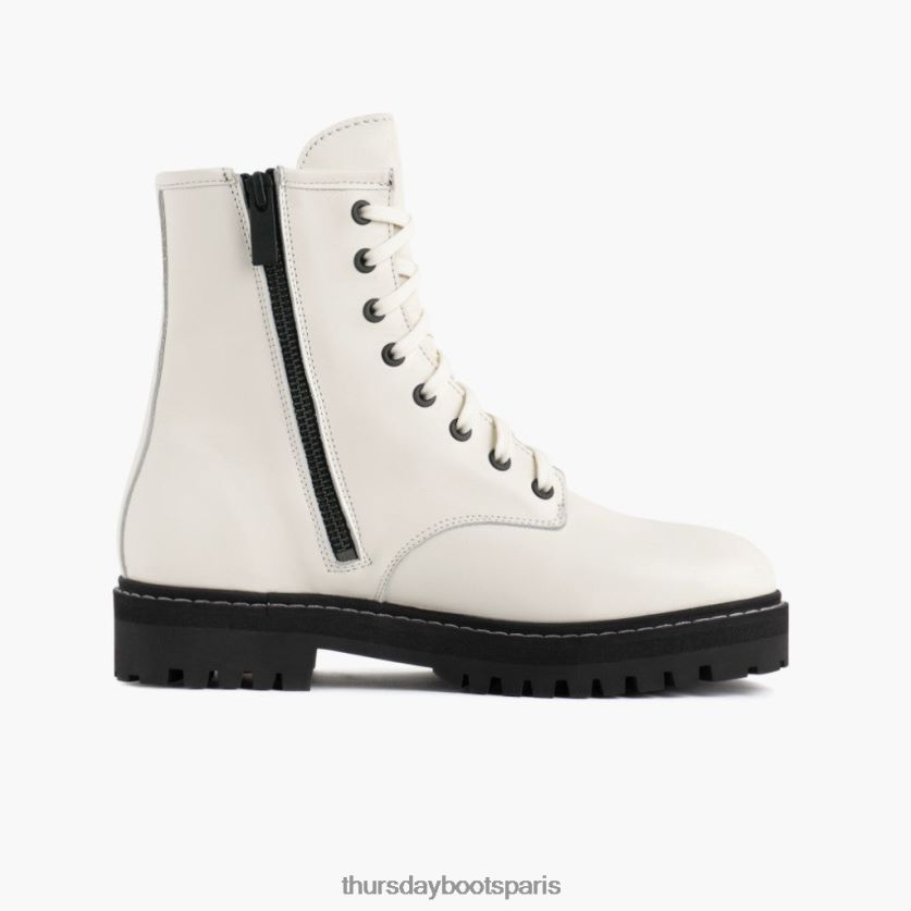 chaussures FX48NR362 femmes écru Thursday Boots combat
