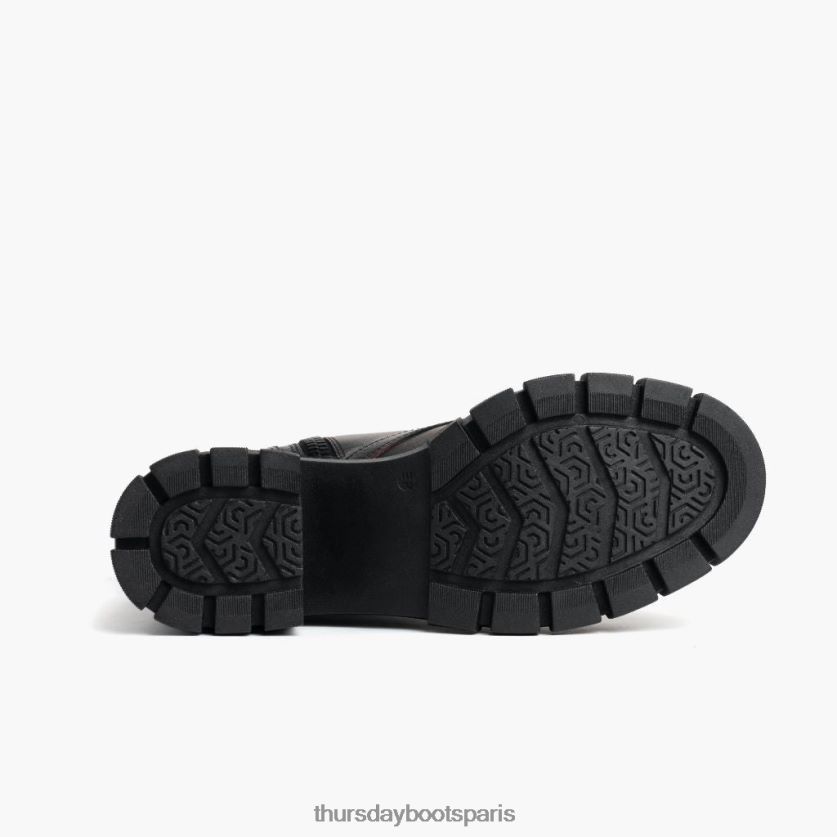 chaussures FX48NR364 femmes cerise noire Thursday Boots coda