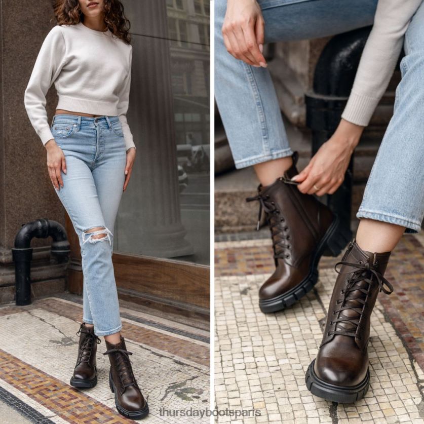 chaussures FX48NR365 femmes anejo sombre Thursday Boots coda