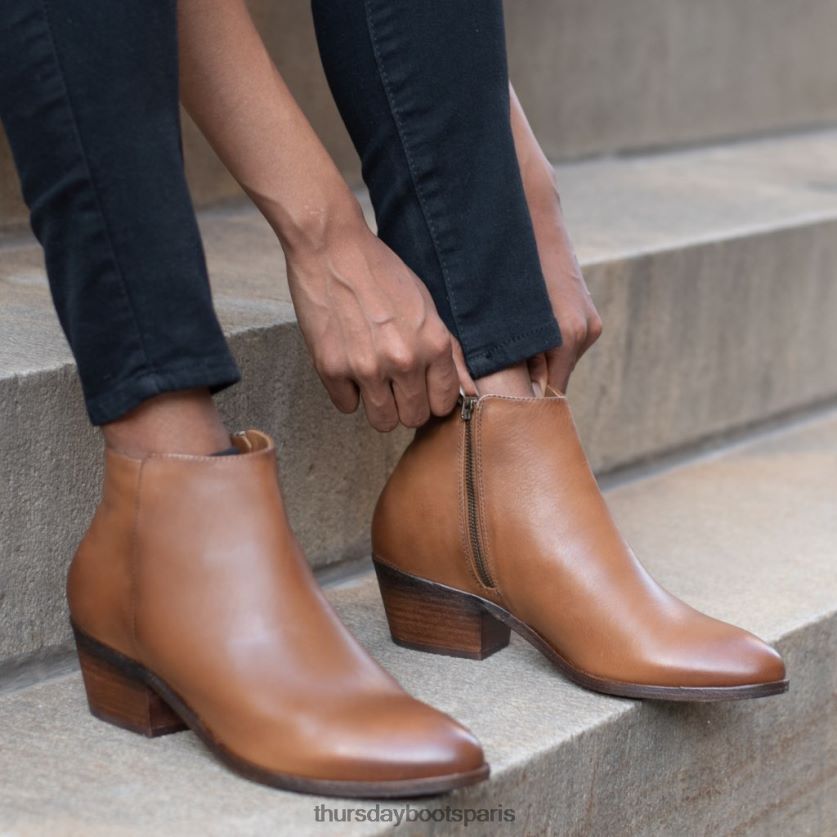 chaussures FX48NR370 femmes caramel au beurre Thursday Boots centre ville