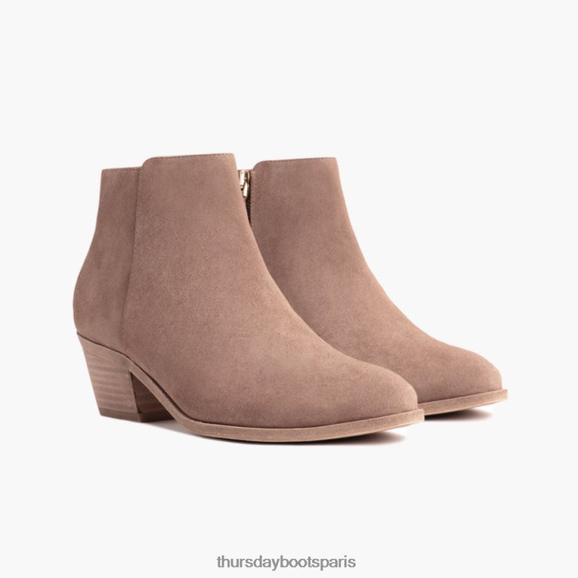 chaussures FX48NR373 femmes brun rosé Thursday Boots centre ville