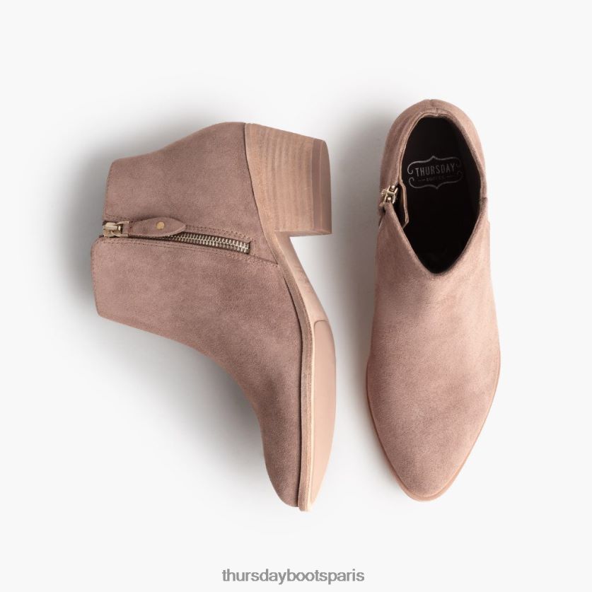 chaussures FX48NR373 femmes brun rosé Thursday Boots centre ville