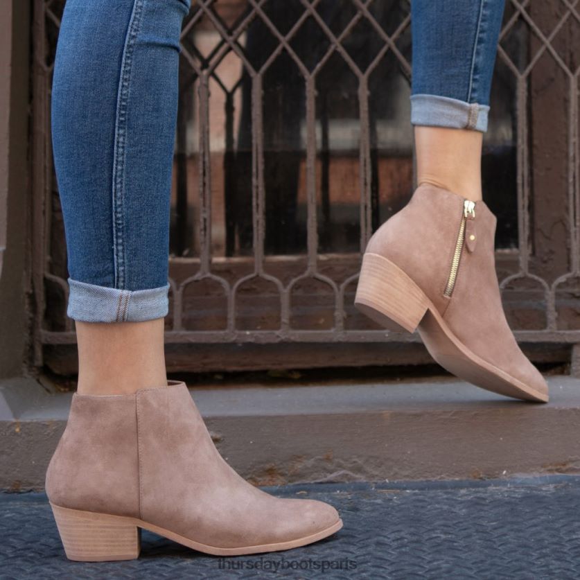 chaussures FX48NR373 femmes brun rosé Thursday Boots centre ville