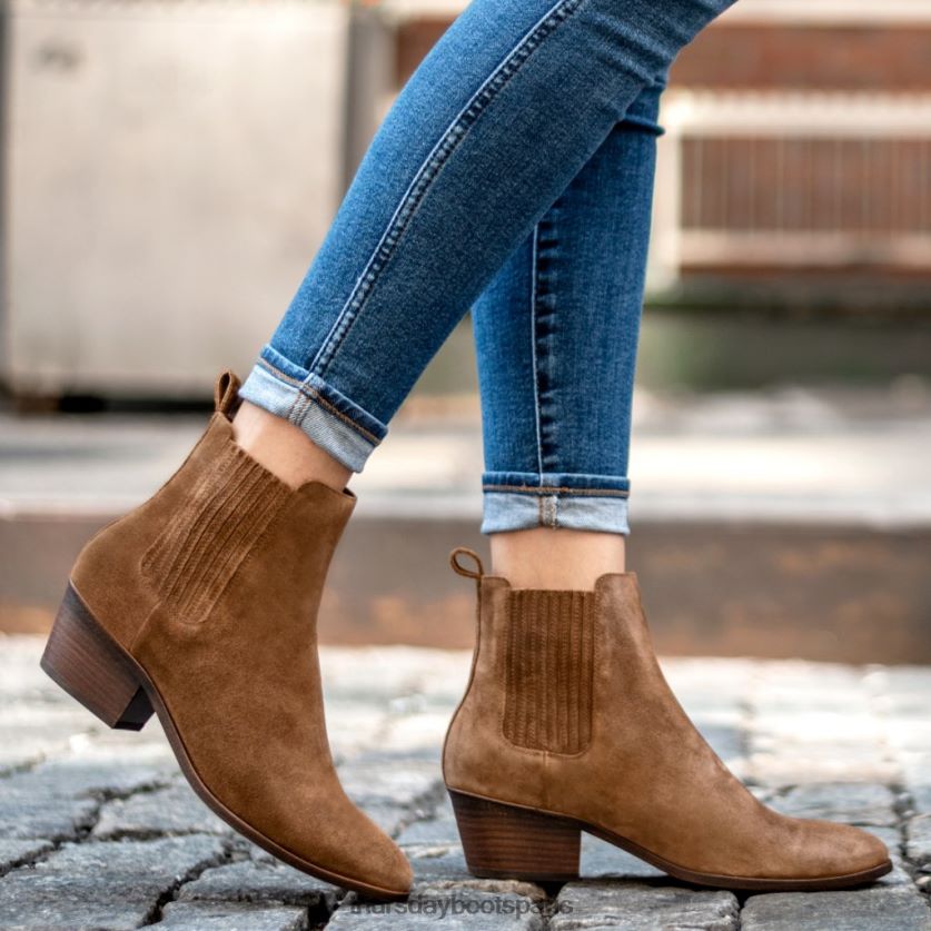 chaussures FX48NR378 femmes brun doré Thursday Boots chausson rêveur