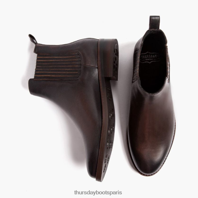 chaussures FX48NR380 femmes café noir Thursday Boots rêveur