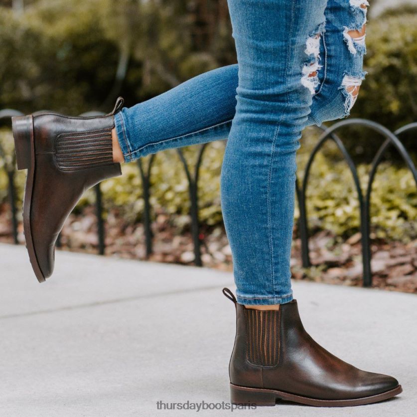 chaussures FX48NR380 femmes café noir Thursday Boots rêveur