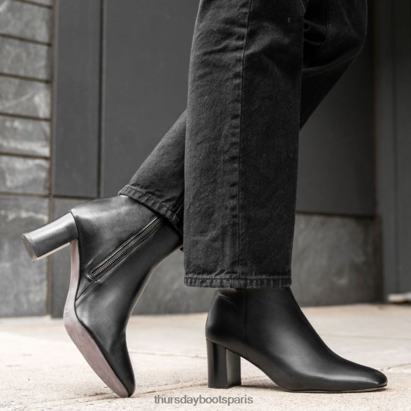 chaussures FX48NR388 femmes noir Thursday Boots haut niveau