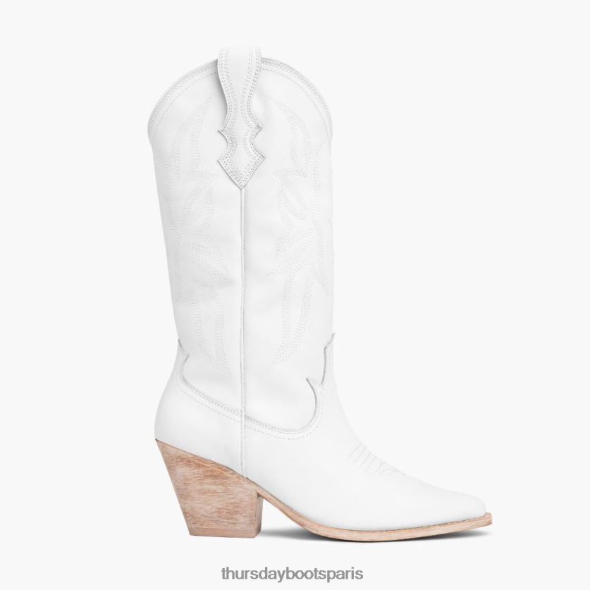 chaussures FX48NR389 femmes blanc Thursday Boots rodeo