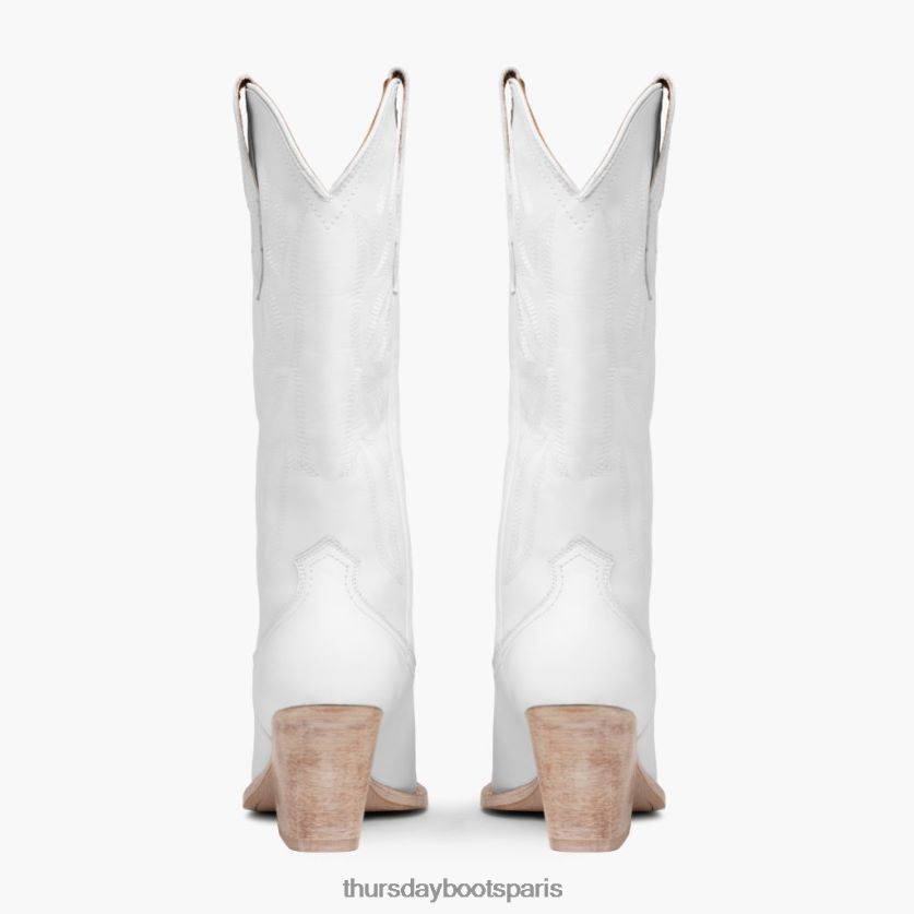 chaussures FX48NR389 femmes blanc Thursday Boots rodeo