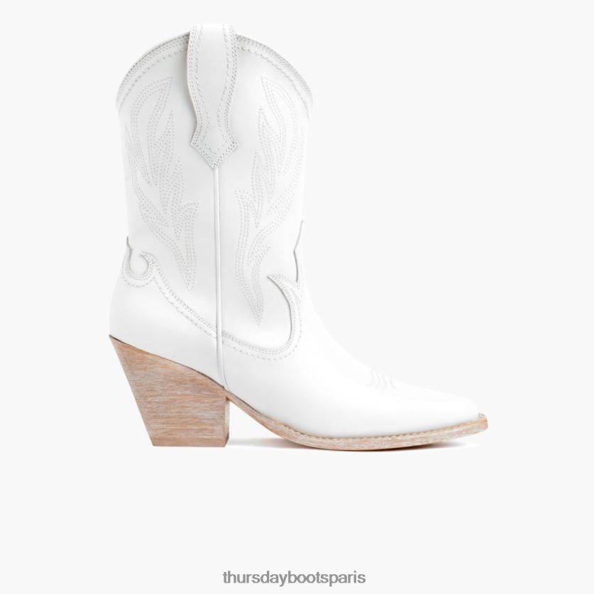 chaussures FX48NR393 femmes blanc Thursday Boots sierra