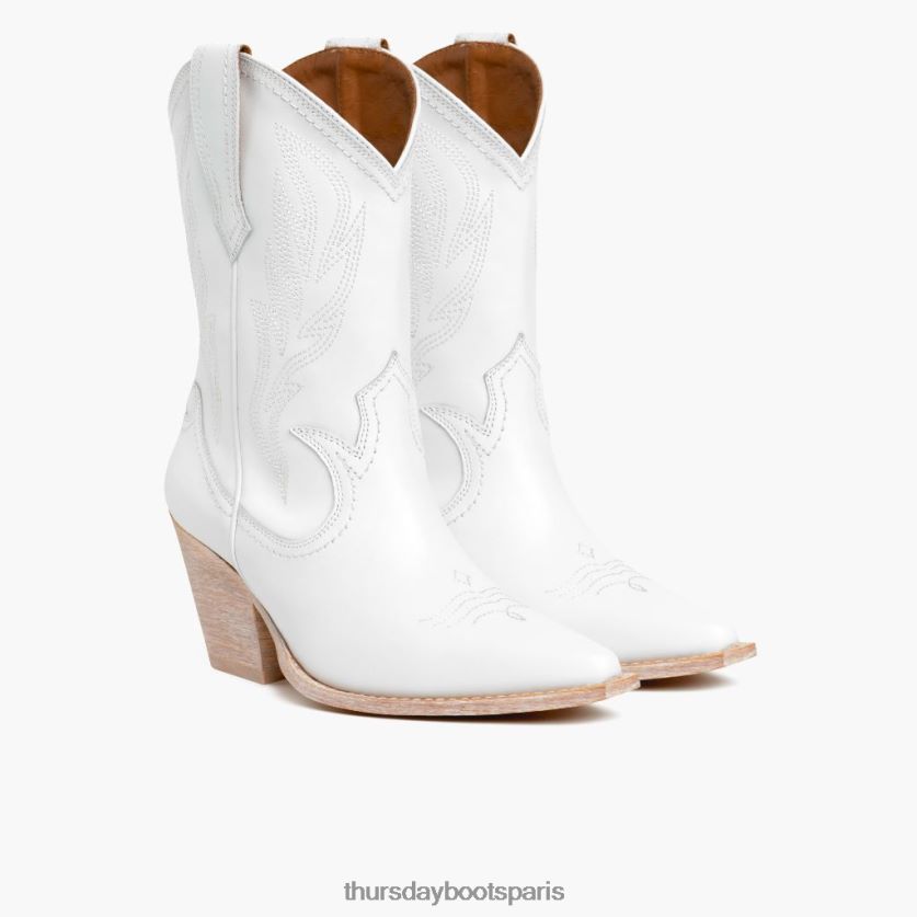 chaussures FX48NR393 femmes blanc Thursday Boots sierra