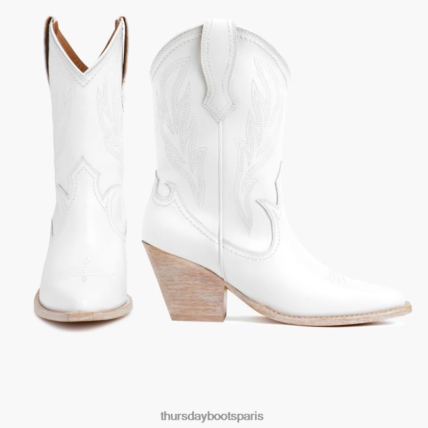chaussures FX48NR393 femmes blanc Thursday Boots sierra
