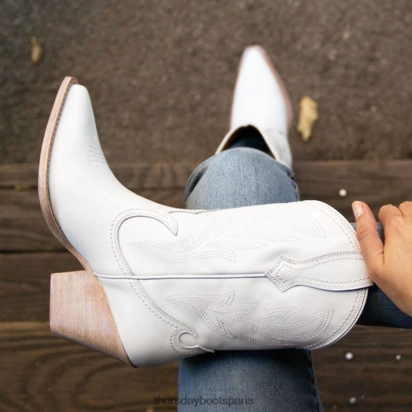 chaussures FX48NR393 femmes blanc Thursday Boots sierra