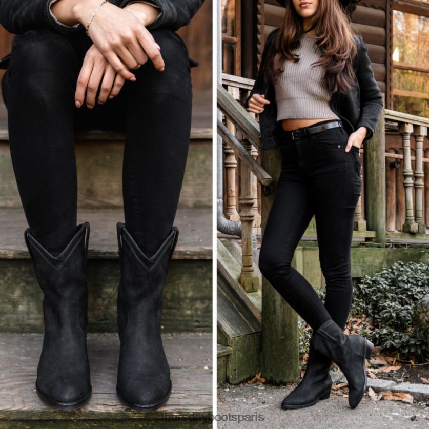 chaussures FX48NR397 femmes noir mat Thursday Boots liberté