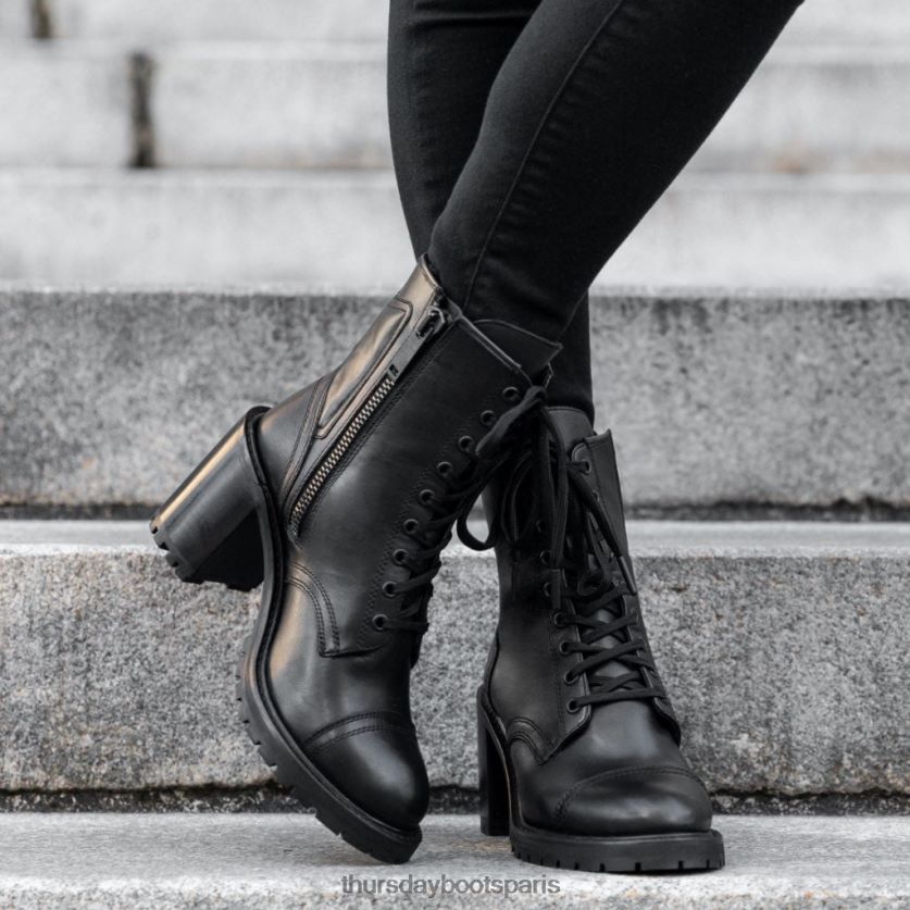 chaussures FX48NR405 femmes noir Thursday Boots rebelle