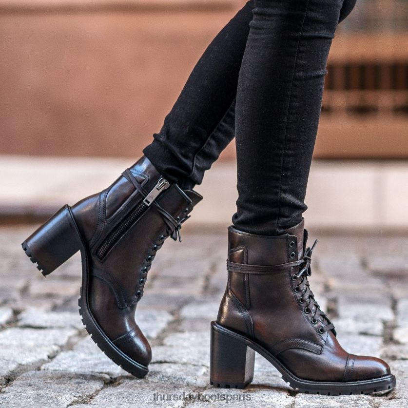 chaussures FX48NR407 femmes café noir Thursday Boots rebelle