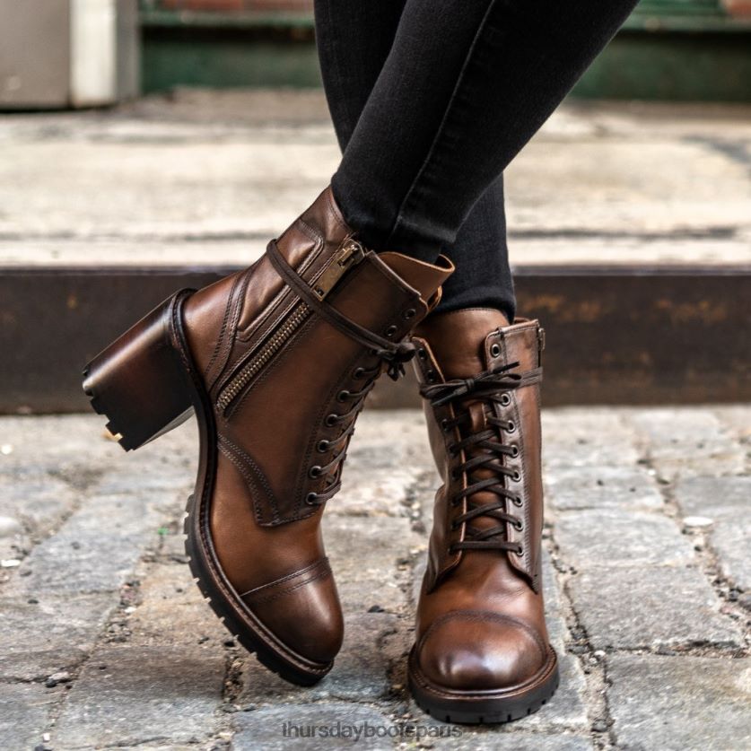 chaussures FX48NR408 femmes noyer Thursday Boots rebelle