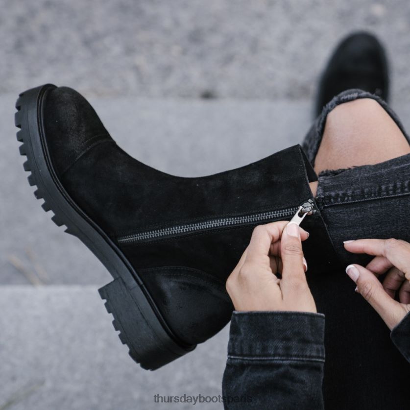 chaussures FX48NR409 femmes noir Thursday Boots raider