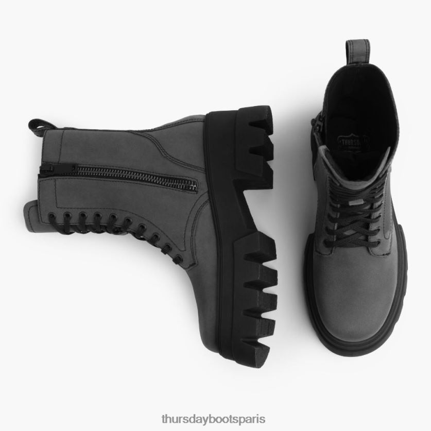 chaussures FX48NR411 femmes gris mat Thursday Boots dynastie