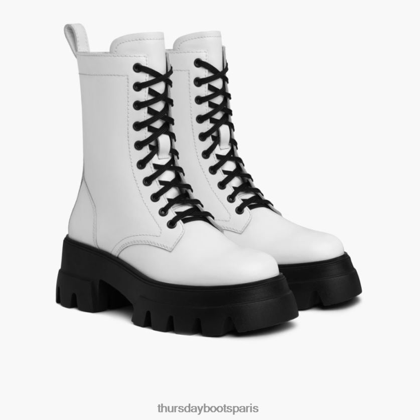 chaussures FX48NR412 femmes blanc Thursday Boots dynastie
