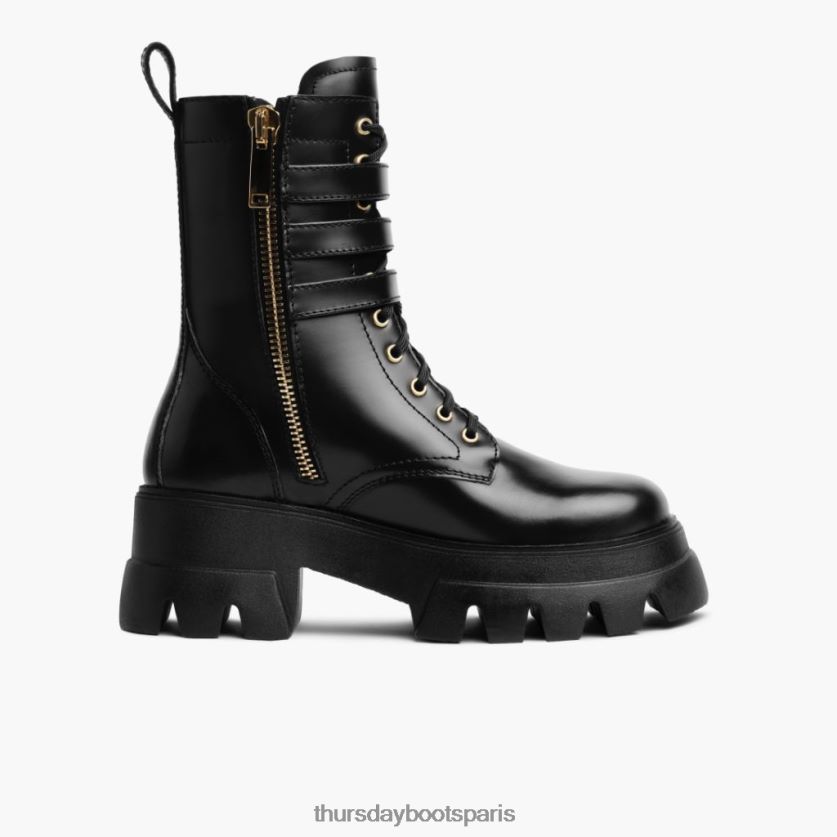 chaussures FX48NR413 femmes or noir Thursday Boots dynastie